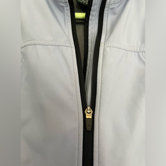 L.L. Bean Light Blue Windstopper Fall Rain Soft shell Jacket, Womens - Picture 4 of 8